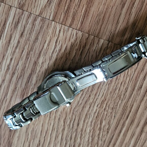 Citizen Ladies Wristwatch WR-100 Blue Dial Quartz Watch Date Calendar Analog - Picture 8 of 9